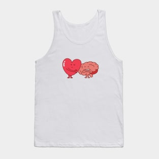 heart and brain relationship Tank Top